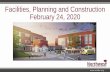 Facilities, Planning and Construction January 30, 2020 · Title: Facilities, Planning and Construction January 30, 2020 Author: Microsoft Office User Created Date: 2/25/2020 8:11:19