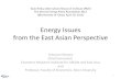 Energy Issues from the East Asian Perspective · 2020-02-21 · Energy Issues from the East Asian Perspective ... development gaps and enhancing research capabilities in countries