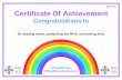 Certificate Of Achievement Certif… · Certificate Of Achievement Congratulations to for staying home, protecting the NHS, and saving lives #TeamPowys #StayHomeSaveLives. Q BWrdd