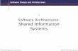 Software Architectures: Shared Information Systems€¦ · Software Architectures: Shared Information Systems. Software Design and Architectures Shared Information Systems exchange
