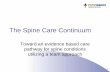 The Spine Care Continuum - Providence Health & Services/media/files... · The Spine Care Continuum Toward an evidence based care pathway for spine conditions ... PBSI-PMG Spine Care