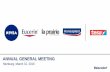 ANNUAL GENERAL MEETING - Beiersdorf/media/Beiersdorf/investors/... · DISCLAIMER. Beiersdorf Annual General Meeting 2015. Some of the statements made in this presentation contain