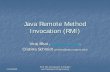 Java Remote Method Invocation (RMI) - Rutgers ECEirodero/classes/09-10/... · 11/18/2003 ECE 451:Introduction to Parallel and Distributed Programming RMI Client – the process that