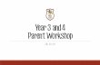 Year 3 and 4 Parent Information Evening · English planning has 3 main objectives –writing to entertain, writing to inform or writing to persuade. Units are based around a high-quality