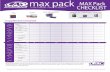 MAX Pack Checklist - AdvoTipsThis program is created by AdvoCare Independent Distributors and is not o˜ered through AdvoCare corporate. Please consult your health care provider before