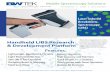 Handheld LIBS Research & Development Laser Induced Breakdown . Spectroscopy (LIBS) Mobile Spectroscopy