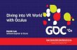 Diving into VR World with Oculustwvideo01.ubm-us.net/o1/vault/gdcchina14/...1. Oculus is… • Palmer Luckey & John Carmack “homebrew” prototype at E3 2012 • Oculus VR founded