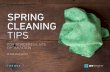 SPRING CLEANING TIPS FOR WORDPRESS SITE OPTIMIZATION ...€¦ · SPRING CLEANING TIPS FOR WORDPRESS SITE OPTIMIZATION SPRING CLEANING TIPS FOR WORDPRESS SITE ... performance. Plus,