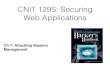 CNIT 129S: Securing Web ApplicationsWall of Sheep • My Gmail was hacked at Defcon • By stealing and replaying my session cookie • Using Hamster and Ferret