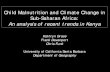Child Malnutrition and Climate Change in Sub-Saharan Africachris/Lecture9_ModelingChildMalnutrion.pdf · Child Malnutrition and Climate Change in Sub-Saharan Africa: An analysis of