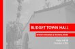 BUDGET TOWN HALL€¦ · 2015 - 16 $700,000 $172,000 $114,000 $114,000 2016 - 17 $1.7 million $886,000 $623,341 $0 ... • Current state profile created for all aspects of HR ...