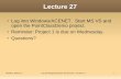 CS 205 Lecture 27 - University of Evansvilleuenics.evansville.edu/~hwang/s11-courses/cs205/lecture27-classes2.pdf · Monday, March 21 CS 205 Programming for the Sciences - Lecture