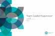 Team Leader/Supervisor - Apprenticeship Connectapprenticeshipconnect.co.uk/wp-content/uploads/... · Membership of The Institute of Leadership & Management (ILM). Being a member of
