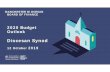 DBF 2020 Budget Outlook - Diocesan Synod 12.10.19 v2 PB · 2019 Budget Current Forecast Deficit based on forecast Draft BudgetDefict based on budget Headcount Headcount £000's Headcount