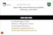 Open Educational Resources(OER) February ,23rd 2017sites.ju.edu.jo/ar/pqmc/OptionalCoursesForms/2nd... · Open Educational Resources(OER) February ,23rd 2017 1 Dr. Khalaf Hajim Al