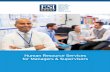 Human Resource Services for Managers & Supervisors · ESI EAP offers front-line supervisors and managers tools and services to help deal with important compliance and liability issues.