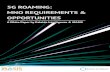 OPPORTUNITIES MNO REQUIREMENTS & 5G ROAMING · leading market intelligence and publications on Wholesale Roaming, IoT Roaming, 5G Roaming, IPX and Analytics & Fraud in Roaming. Research