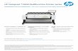 Datasheet HP DesignJet T2600 Multifunction Printer series · Datasheet HP DesignJet T2600 Multifunction Printer series ENGINEERED FOR COLLABORATION—Turn your workgroups into highly