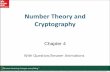 Number Theory and Cryptography - William & Marytadavis/cs243/ch04s.pdfand proof strategy in our exploration of number theory. Mathematicians have long considered number theory to be