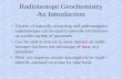 Radioisotope Geochemistry An Introductionfaculty.uml.edu/david_ryan/84.653/documents/RadioisotopeLecture2… · Radioisotope Geochemistry An Introduction • Variety of naturally