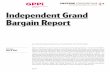 Independent Grand Bargain Report - IASC · 2017-06-19 · Independent Grand Bargain Report 7 with over 45 per cent of relevant signatories reporting activities.3 Less activity –