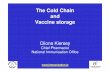 The Cold Chain and Vaccine storage - HSE.ie€¦ · •in newsletter •on immunisation website •from United drug . Value of ... vaccine by September 28th. Season 2018/2019 Flu