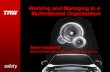 Working and Managing in a Multinational Organisation BCS... · Working and Managing in a Multinational Organisation Steve Goddard Global Infrastructure Director TRW Automotive
