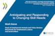 Anticipating and Responding to Changing Skill Needs SAA and WISE - skills and mobility workshop - … · The WISE database Provides a statistical snapshot of skills development in