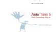 Auto-Tune 5€¦ · The Antares Auto-Tune 5 software and this User’s Manual are protected by copyright law. Making copies, adaptations, or derivative works without the prior written