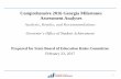 Comprehensive 2016 Georgia Milestones Assessment … Assessment Audit...Comprehensive 2016 Georgia Milestones Assessment Analyses Analysis, Results, and Recommendations ... Governor’s