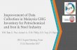 Improvement of Data Collection in Malaysia GHG Inventory for ...€¦ · of Carbonates 1% Ammonia Production 5% Carbide Production 0% Petrochemicals and Carbon Black Production 16%