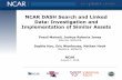 NCAR DASH Search and Linked Data: Investigation …...Shortened presentation titleShortened presentation titleShortened presentation title NCAR DASH Search and Linked Data: Investigation