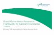Board Governance Assurance Framework for Aspirant ... · are a series of ‘Red Flags’ which suggest poor Board governance on a particular activity and “Good Practice” criteria.