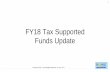 FY18 Tax Supported Funds Update - Broward County, Florida 18 Tax Supported Fun… · NOTE: The county’s share of the Property Appraiser’s Office proposed FY18 operating budget