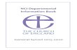 NCI Departmental Information Book - Church of England · Each page shows a brief overview of departmental responsibilities, a list of relevant committees and boards that Synod members