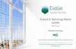 Finance & Technology Market Update - Evolve Capital...Customer Experience Optimization Driving Healthcare investments ... Analytics and Digitization Set To Revolutionize Insurance