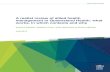 A realist review of allied health management in Queensland ... · A realist review of allied health management in Queensland Health: what works, in which contexts and why - iv - Summary