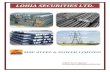 LOHIA SECURITIES LTD. - mspsteel.commspsteel.com/wp-content/themes/msp/pdfs/lsl.pdf · LOHIA SECURITIES LTD. Company Profile MSP Steel & Power Ltd. (MSPL), part of the MSPL group,