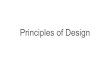 Principles of Design - WordPress.com · Principles of Design. Balance The way in which the elements in visual arts ... variety of elements of art and principles of design into a work