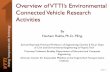 Overview of VTTI’s Environmental Connected Vehicle Research … · 2014-11-06 · Slide 1 Overview of VTTI’s Environmental Connected Vehicle Research Activities By Hesham Rakha,
