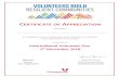 Certificate of Appreciation - Volunteering Australia …€¦ · Web viewCertificate of Appreciation Awarded to In recognition of your contribution to the community on behalf of [Your