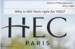 Why is HEC Paris right for YOU? - UPM · › Digital Entrepreneurship Certificate (Free, Pixmania, Priceminister, Meetic, Vente-prive.com) an entrepreneurial approach to digital technologies,