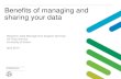 UK Data Service: Benefits of managing and sharing …...Benefits of data sharing To research participants • allow maximum use of their contributed data/information • minimise data