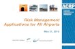 Risk Management Applications for All Airportsonlinepubs.trb.org/onlinepubs/webinars/150521.pdf · – Consistent Project Risk Management language and tools for airports – Applicable