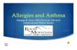 Allergies and Asthma - Utah Department of Healthhealth.utah.gov/asthma/pdfs/telehealth/Asthma_Allergies.pdf · households in which the association of self-reported asthma with serum