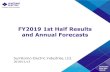 FY2019 1st Half Results and Annual Forecasts · 1. FY2019 1st Half Results 1. FY2019 1st Half Results (PL) 2. Historical data of Sales and OP 3. OP variation factors from FY2018 to