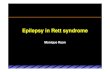 Epilepsy in Rett syndrome - APSUapsu.org.au/assets/workshops/rett/Rett-syndrome-epilepsy.pdf · Awake: loss of posterior dominant rhythm Sleep: loss of normal NREM rhythms Background