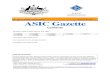 No. A34/17, Tuesday 8 August 2017 Published by ASIC ASIC ... · A34/17, Tuesday 8 August2017 Notices under Corporations Act 2001 Page 18 of 31. SIC GAZETTEA Commonwealth of Australia