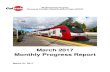 March 2017 Monthly Progress Report - CaltrainModernization... · Executive Summary 2-1 March 31, 2017 2.0 EXECUTIVE SUMMARY The Monthly Progress Report is intended to provide an overview