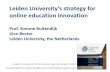 Leiden University’s strategy for online education innovation · 2017-12-05 · Participants in Leiden University’s first five MOOCs are between 14 and 84 years old, with very